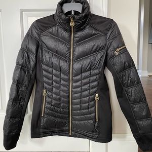 Michael Kors black puffer coat